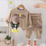 Тепленький костюмчик для діток з ведмедиком🐻 80см - Зображення 3