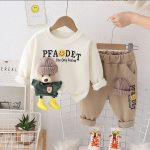 Тепленький костюмчик для діток з ведмедиком🐻 80см - Зображення 2