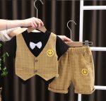 Ошатний літній костюмчик для хлопчика