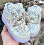 Дитячі кросівки з блискучими бантиками - Зображення 5