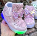 Дитячі кросівки з блискучими бантиками - Зображення 6