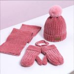 Дитячий зимовий набір шапка, шарф і рукавички - Зображення 3