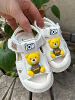 Дитяче літнє взуття з ведмедиком - Зображення 7