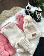 Дитячий зимовий набір шапка, шарф і рукавички - Зображення 7