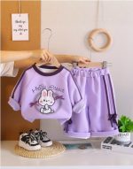 Дитячий трикотажний костюм “Hello Rabbit” - Зображення 3