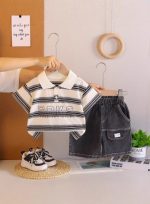 Стильний літній костюмчик для хлопчика - Зображення 3